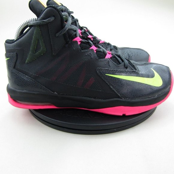 Nike Air Max Stutter Step 2 Shoes Youth 6.5Y 653754-002 Black Pink Yellow - Picture 1 of 7